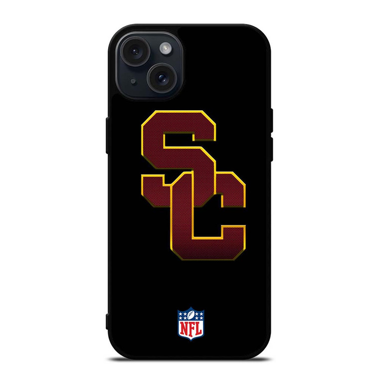 USC TROJANS LOGO NFL iPhone 15 Plus Case Cover USC TROJANS LOGO NFL iPhone 15 Plus Case Cover