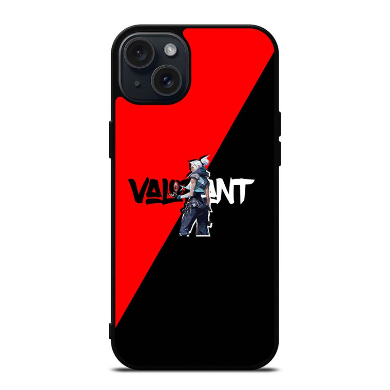 VALORANT RIOT JETT LOGO iPhone 15 Plus Case Cover VALORANT RIOT JETT LOGO iPhone 15 Plus Case Cover