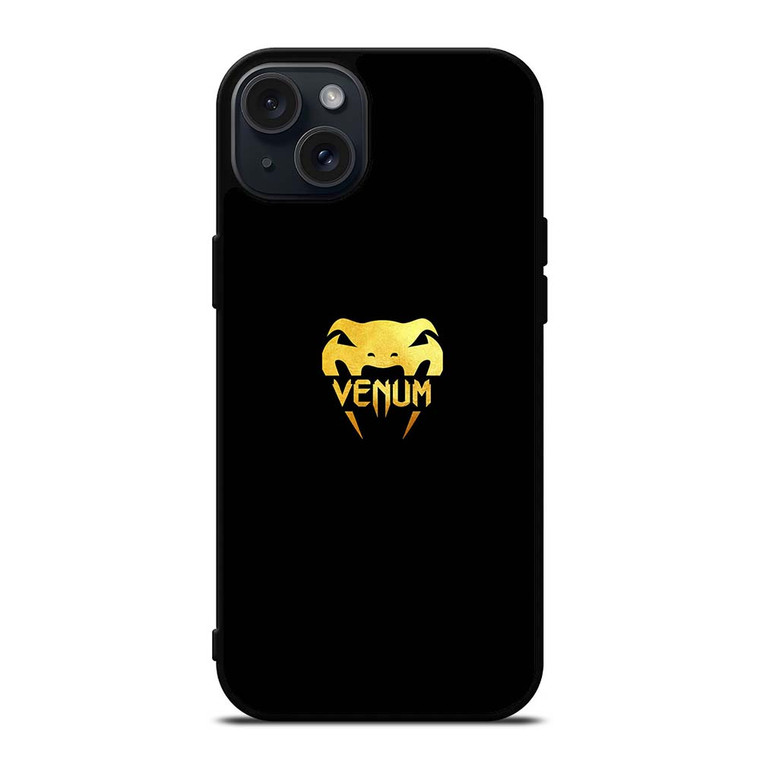 VENUM BOXING GEAR GOLD LOGO iPhone 15 Plus Case Cover VENUM BOXING GEAR GOLD LOGO iPhone 15 Plus Case Cover