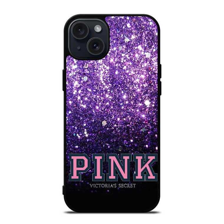 VICTORIA'S SECRET PINK PURPLE iPhone 15 Plus Case Cover VICTORIA'S SECRET PINK PURPLE iPhone 15 Plus Case Cover
