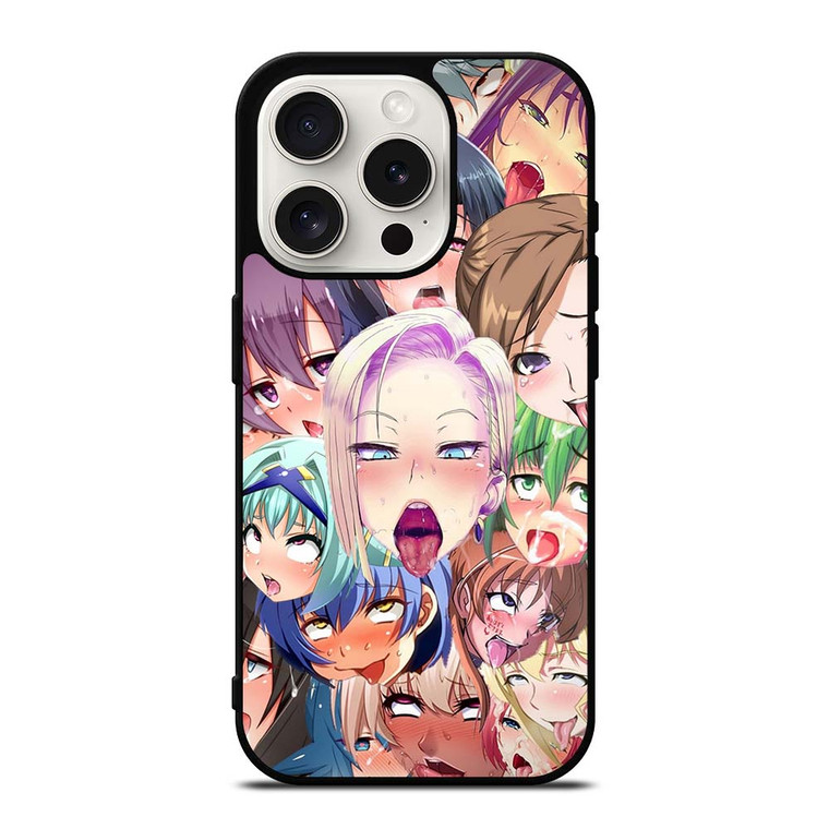 AHEGAO MANGA COMIC iPhone 15 Pro Case Cover AHEGAO MANGA COMIC iPhone 15 Pro Case Cover