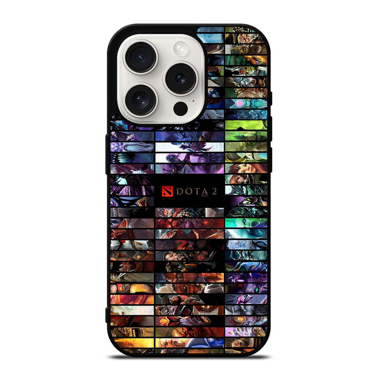 ALL HEROES DOTA 2 iPhone 15 Pro Case Cover