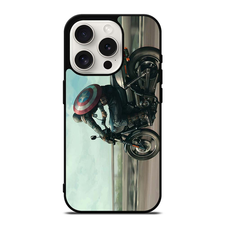 CAPTAIN AMERICA AVENGERS RIDING iPhone 15 Pro Case Cover CAPTAIN AMERICA AVENGERS RIDING iPhone 15 Pro Case Cover