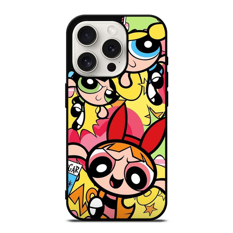 CARTOON NETWORK POWERPUFF GIRLS iPhone 15 Pro Case Cover
