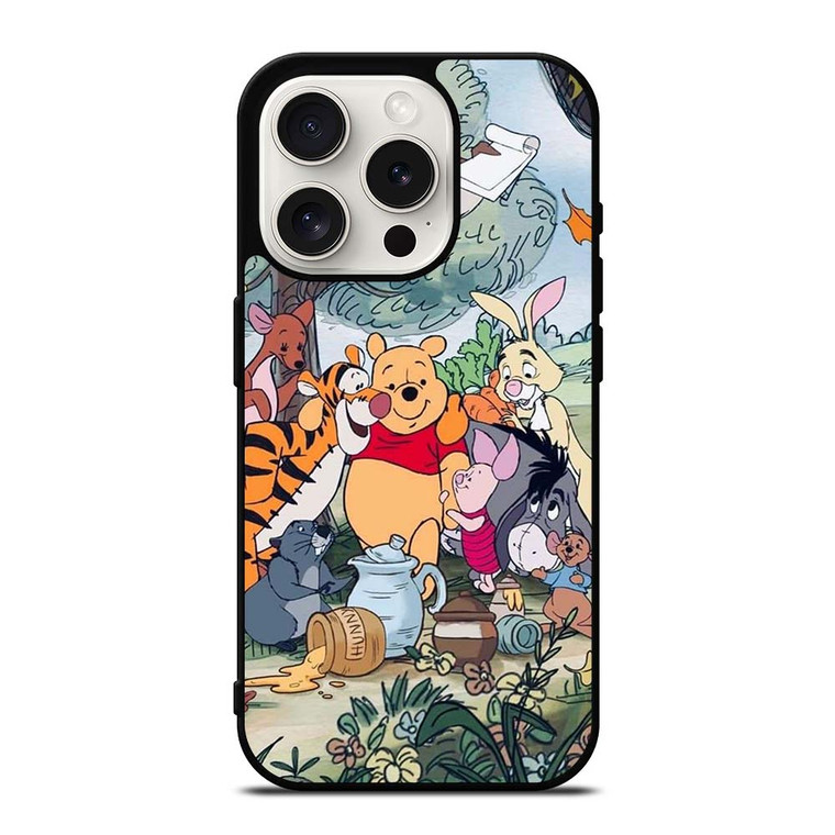 CARTOON WINNIE THE POOH AND FRIENDS DISNEY iPhone 15 Pro Case Cover CARTOON WINNIE THE POOH AND FRIENDS DISNEY iPhone 15 Pro Case Cover
