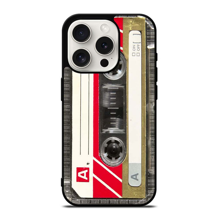 CASSETE TAPE RETRO iPhone 15 Pro Case Cover CASSETE TAPE RETRO iPhone 15 Pro Case Cover