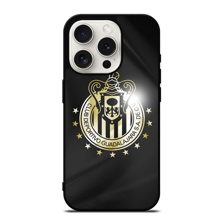 CHIVAS DE GUADALAJARA GOLD LOGO iPhone 15 Pro Case Cover CHIVAS DE GUADALAJARA GOLD LOGO iPhone 15 Pro Case Cover