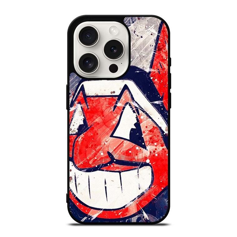 CLEVELAND INDIANS ART iPhone 15 Pro Case Cover CLEVELAND INDIANS ART iPhone 15 Pro Case Cover