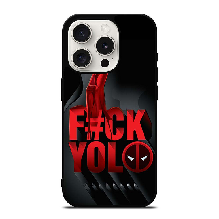 DEADPOOL YOLO iPhone 15 Pro Case Cover DEADPOOL YOLO iPhone 15 Pro Case Cover