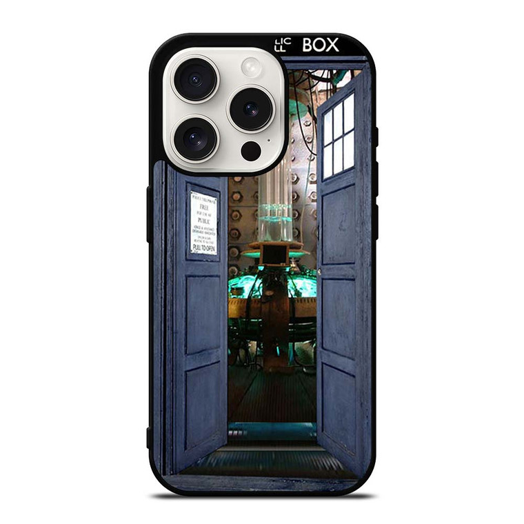 DR.WHO TARDIS OPEN THE DOOR iPhone 15 Pro Case Cover DR.WHO TARDIS OPEN THE DOOR iPhone 15 Pro Case Cover