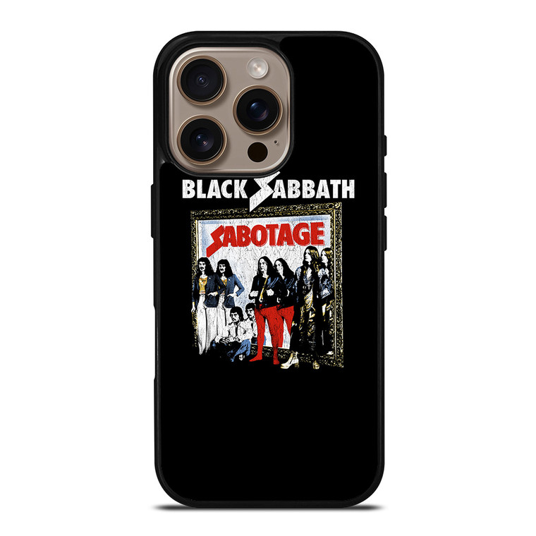 BLACK SABBATH SABOTAGE ALBUM COVER iPhone 16 Pro Case Cover