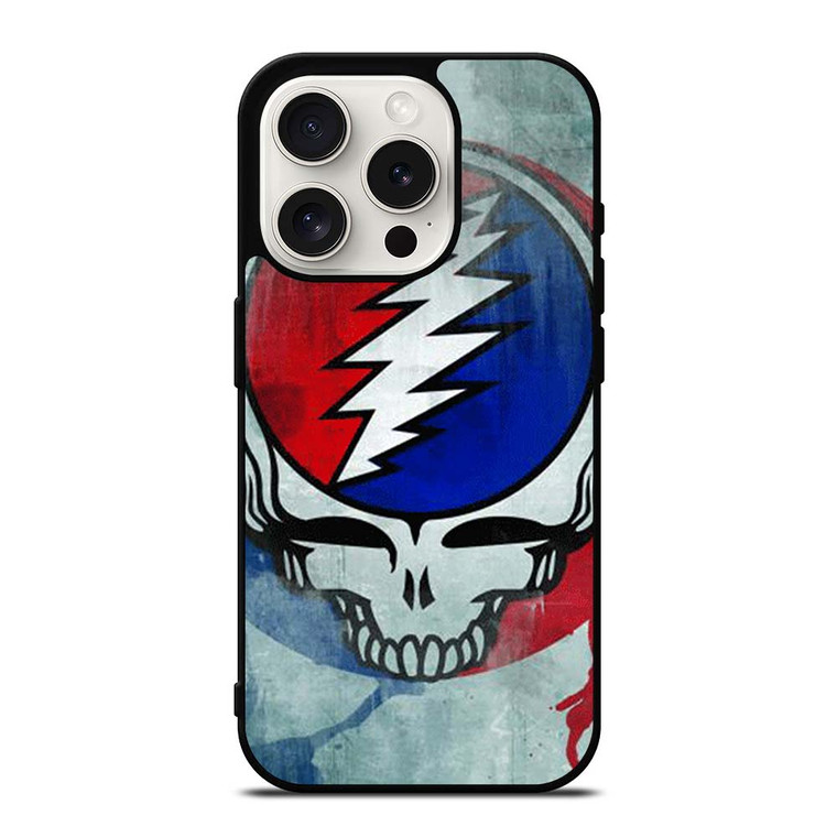 GRATEFUL DEAD ART LOGO iPhone 15 Pro Case Cover