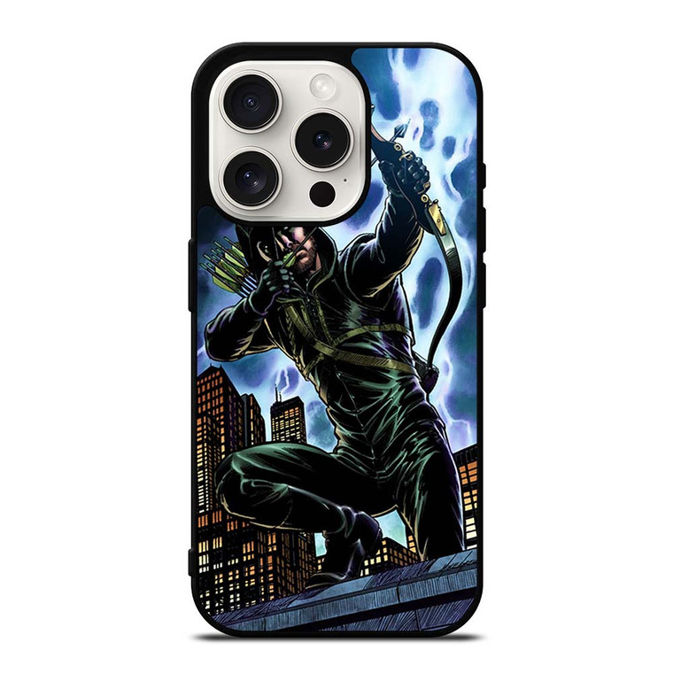 GREEN ARROW DC iPhone 15 Pro Case Cover