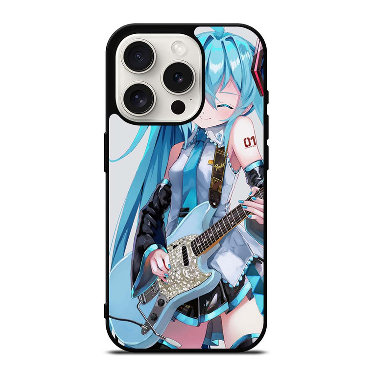 HATSUNE MIKU GUITAR iPhone 15 Pro Case Cover HATSUNE MIKU GUITAR iPhone 15 Pro Case Cover
