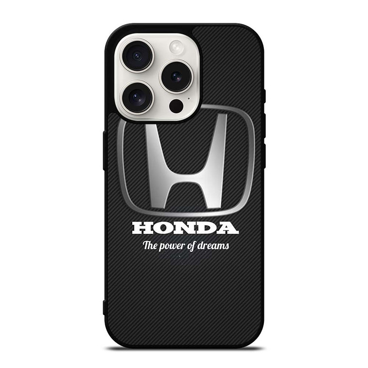 HONDA THE POWER OF DREAMS iPhone 15 Pro Case Cover HONDA THE POWER OF DREAMS iPhone 15 Pro Case Cover