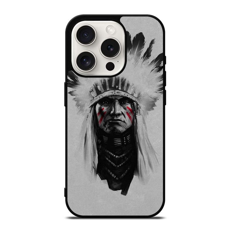 INDIAN TRIBES ART iPhone 15 Pro Case Cover INDIAN TRIBES ART iPhone 15 Pro Case Cover