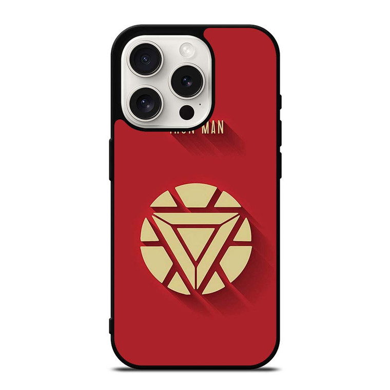 IRON MAN AVENGERS REACTOR LOGO iPhone 15 Pro Case Cover
