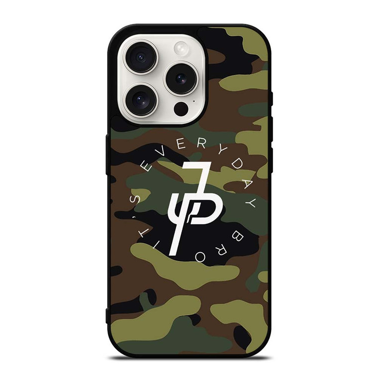 JAKE PAUL EVERYDAY BRO CAMO iPhone 15 Pro Case Cover JAKE PAUL EVERYDAY BRO CAMO iPhone 15 Pro Case Cover
