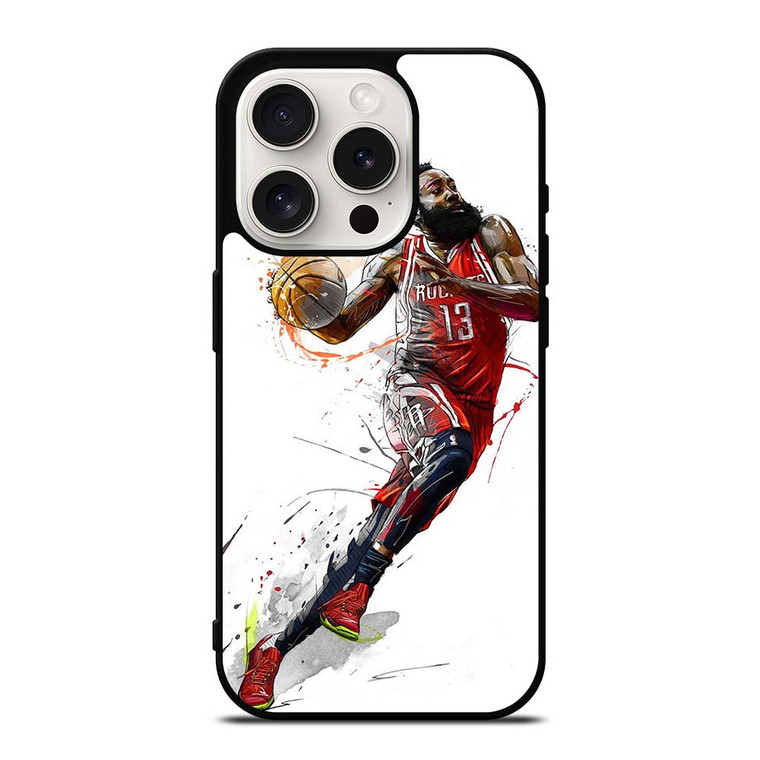 JAMES HARDEN 13 HOUSTON ROCKETS iPhone 15 Pro Case Cover JAMES HARDEN 13 HOUSTON ROCKETS iPhone 15 Pro Case Cover