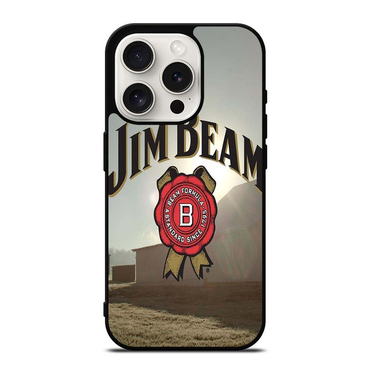 JIM BEAM WHISKEY LOGO iPhone 15 Pro Case Cover