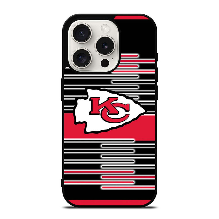 KANSAS CHIEF LOGO FOOTBALL TEAM ICON iPhone 15 Pro Case Cover