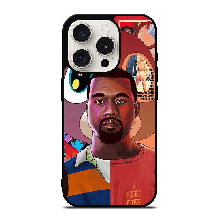 KANYE WEST RAPPER iPhone 15 Pro Case Cover