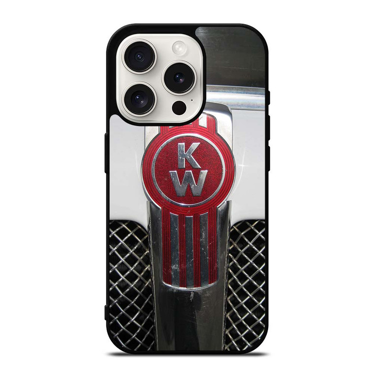 KENWORTH TRUCK LOGO GRAY iPhone 15 Pro Case Cover KENWORTH TRUCK LOGO GRAY iPhone 15 Pro Case Cover