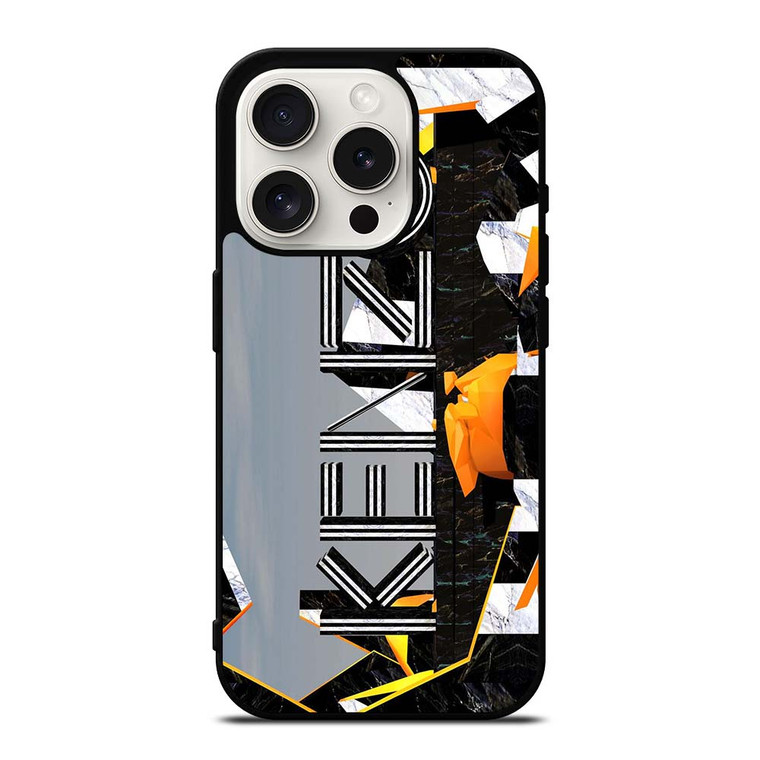 KENZO PARIS 3D LOGO iPhone 15 Pro Case Cover