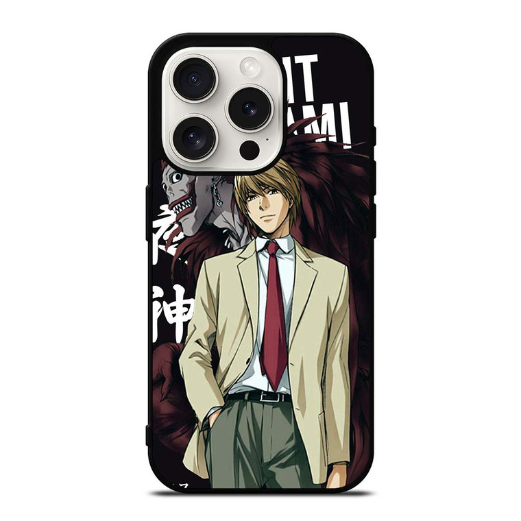 LIGHT YAGAMI AND RYUK DEATH NOTE iPhone 15 Pro Case Cover LIGHT YAGAMI AND RYUK DEATH NOTE iPhone 15 Pro Case Cover