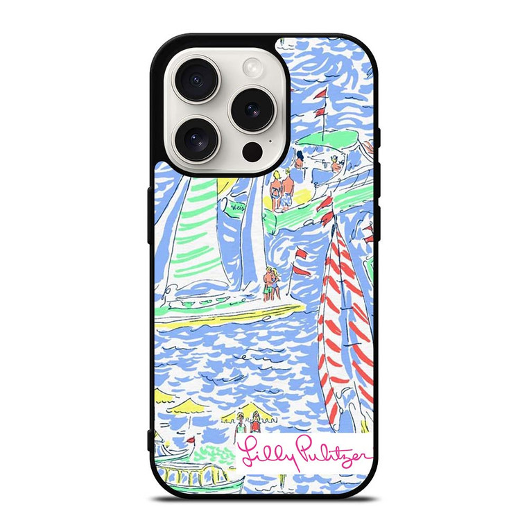 LILLY PULITZER BOAT iPhone 15 Pro Case Cover LILLY PULITZER BOAT iPhone 15 Pro Case Cover