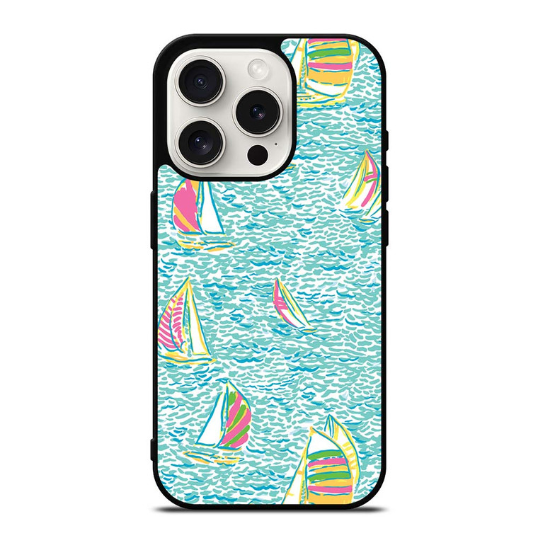 LILLY PULITZER SAILBOAT iPhone 15 Pro Case Cover LILLY PULITZER SAILBOAT iPhone 15 Pro Case Cover