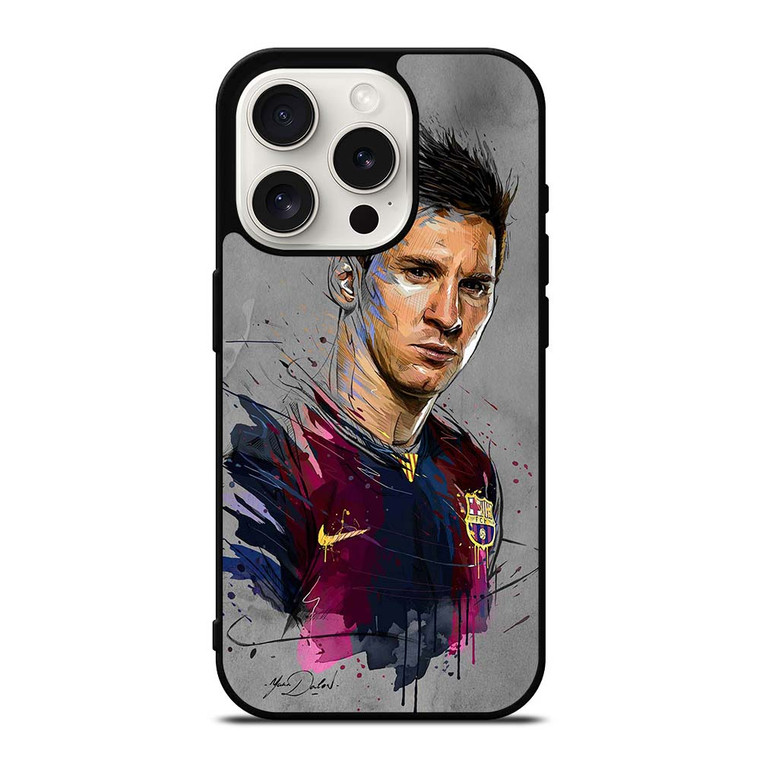 LIONEL MESSI ART iPhone 15 Pro Case Cover