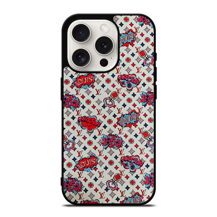 LOUIS VUITTON LV 1854 LOGO ICON iPhone 15 Pro Case Cover