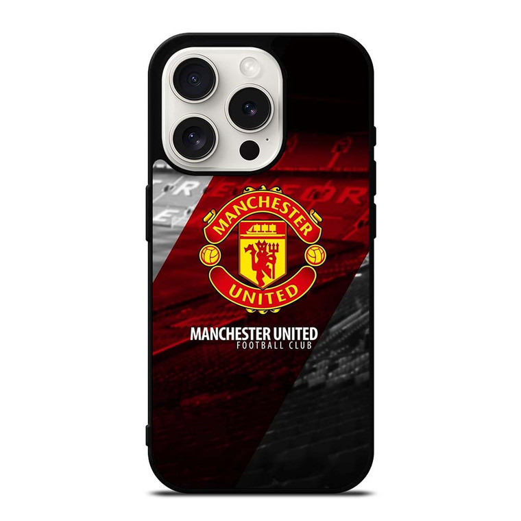 MANCHESTER UNITED FC LOGO iPhone 15 Pro Case Cover MANCHESTER UNITED FC LOGO iPhone 15 Pro Case Cover