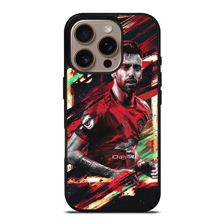 BRUNO FERNANDES MANCHESTER UNITED iPhone 16 Pro Case Cover BRUNO FERNANDES MANCHESTER UNITED iPhone 16 Pro Case Cover