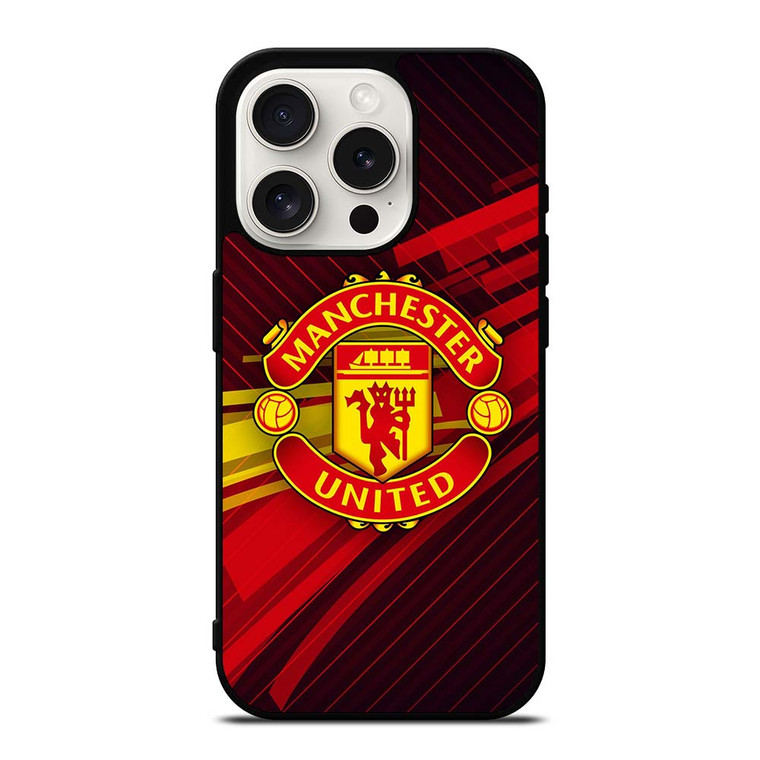 MANCHESTER UNITED LOGO iPhone 15 Pro Case Cover MANCHESTER UNITED LOGO iPhone 15 Pro Case Cover