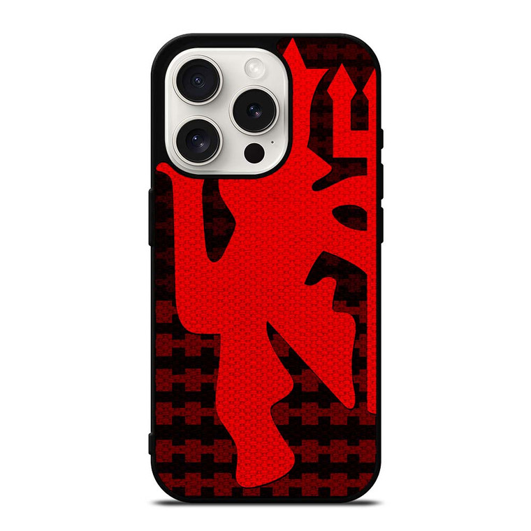 MANCHESTER UNITED RED DEVIL LOGO iPhone 15 Pro Case Cover MANCHESTER UNITED RED DEVIL LOGO iPhone 15 Pro Case Cover