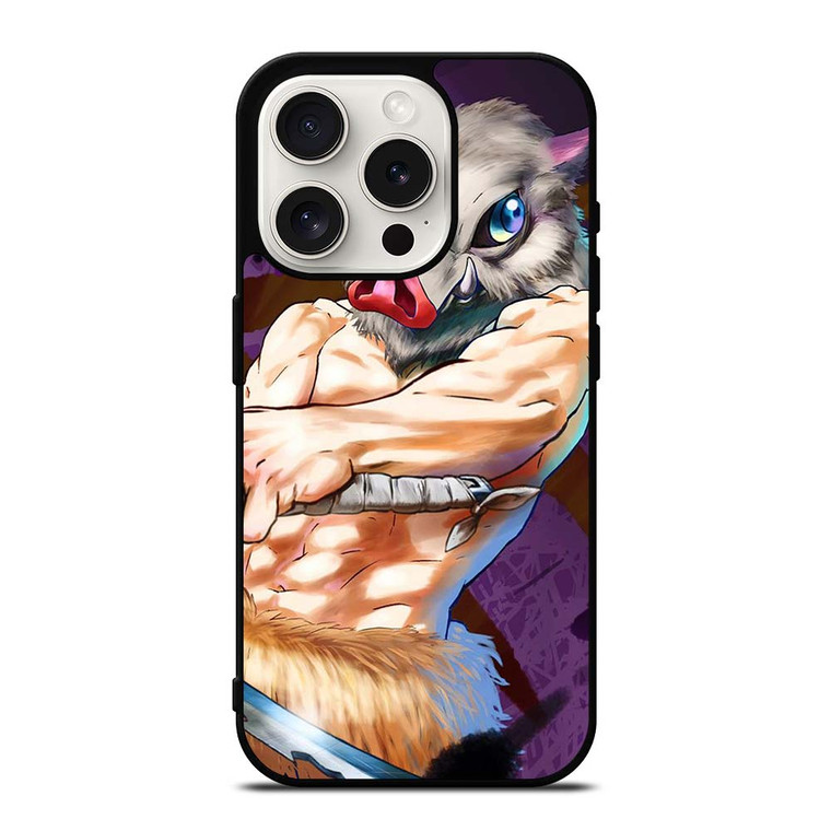 MANGA DEMON SLAYER INOSUKE HASHIBIRA ANIME iPhone 15 Pro Case Cover