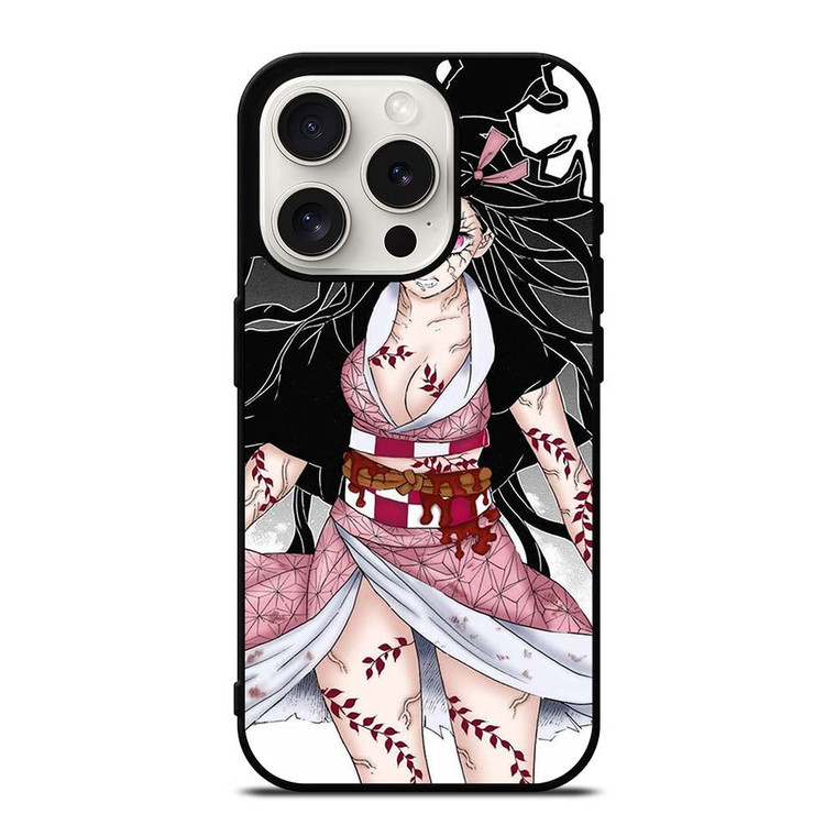 MANGA DEMON SLAYER NEZUKO KAMADO ANIME iPhone 15 Pro Case Cover