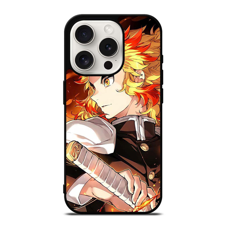 MANGA RENGOKU DEMON SLAYER ANIME iPhone 15 Pro Case Cover MANGA RENGOKU DEMON SLAYER ANIME iPhone 15 Pro Case Cover