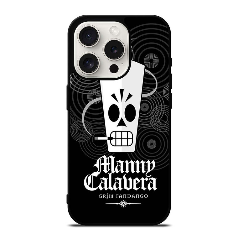 MANNY CALAVERA GRIM FANDANGO iPhone 15 Pro Case Cover