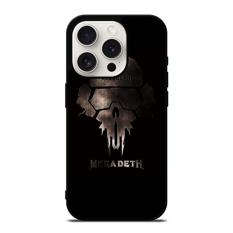 MEGADETH METAL BAND LOGO iPhone 15 Pro Case Cover