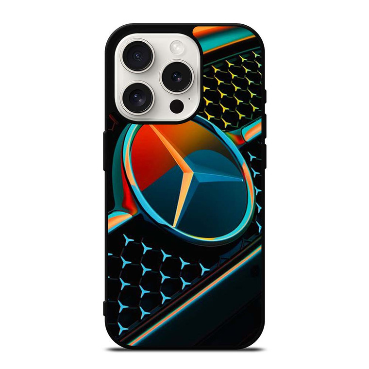 MERCEDES BENZ LOGO EMBLEM ICON iPhone 15 Pro Case Cover