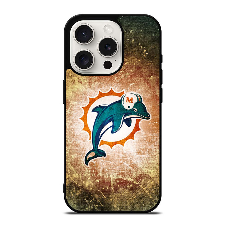 MIAMI DOLPHINS LOGO iPhone 15 Pro Case Cover