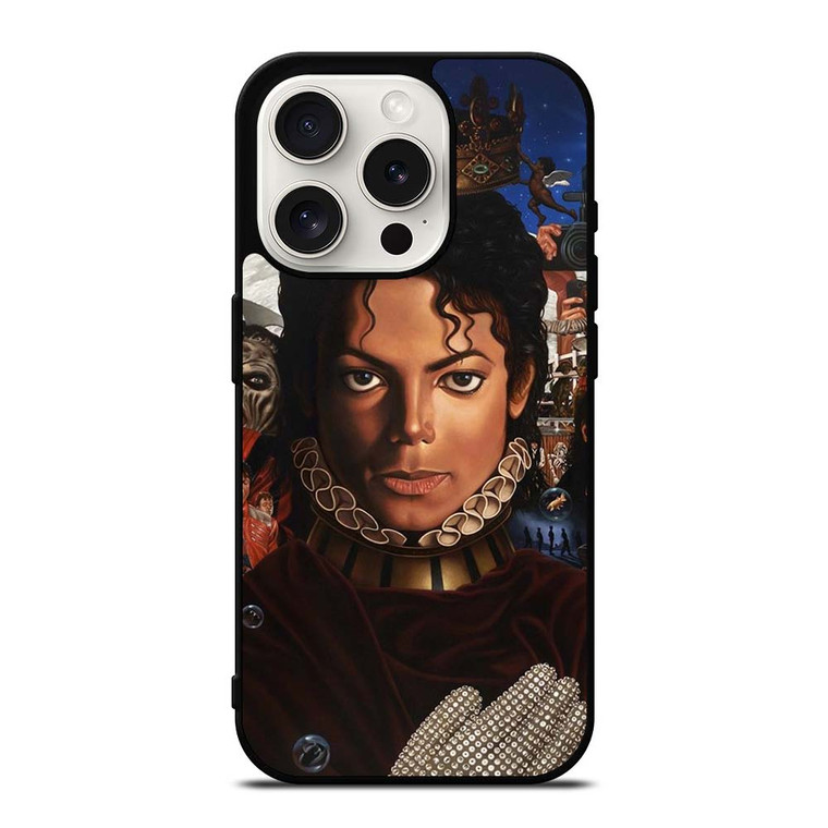 MICHAEL JACKSON THE KING OF POP 2 iPhone 15 Pro Case Cover