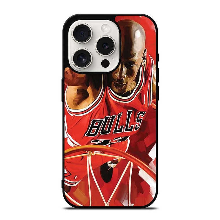 MICHAEL JORDAN ART iPhone 15 Pro Case Cover