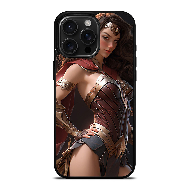 BEAUTIFUL WONDER WOMAN DC COMIC SUPERHERO iPhone 16 Pro Max Case Cover