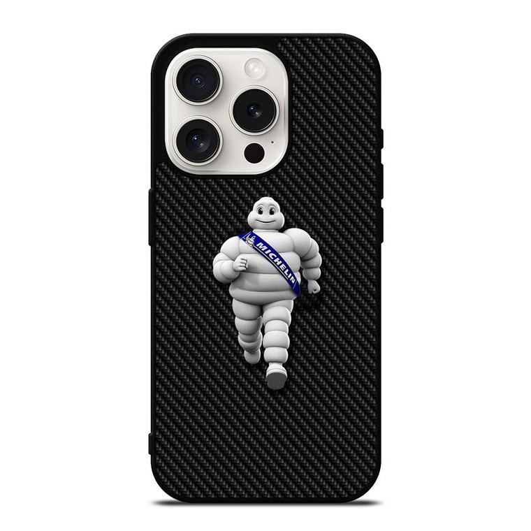 MICHELIN TIRE CARBON ICON iPhone 15 Pro Case Cover