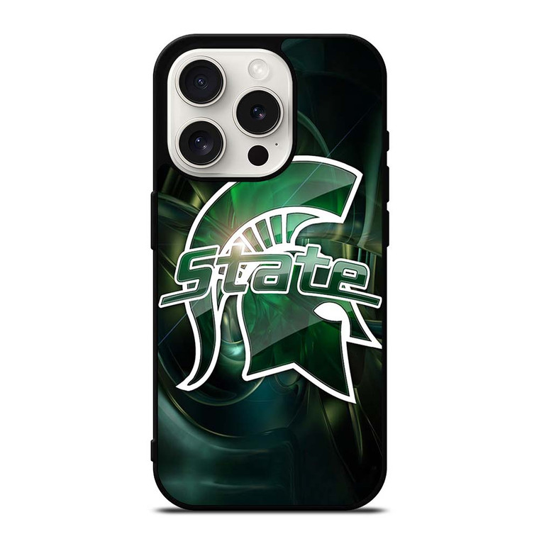 MICHIGAN STATE SPARTANS iPhone 15 Pro Case Cover