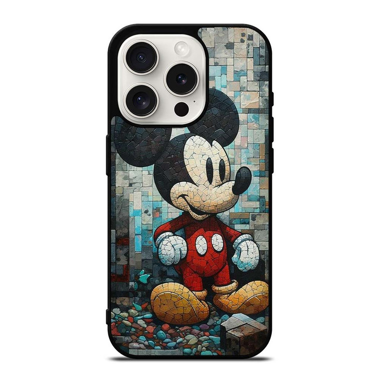 MICKEY MOUSE DISNEY MOZAIC iPhone 15 Pro Case Cover